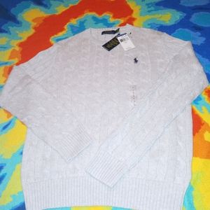 Polo by Ralph Lauren,beautiful cable knit sweater
